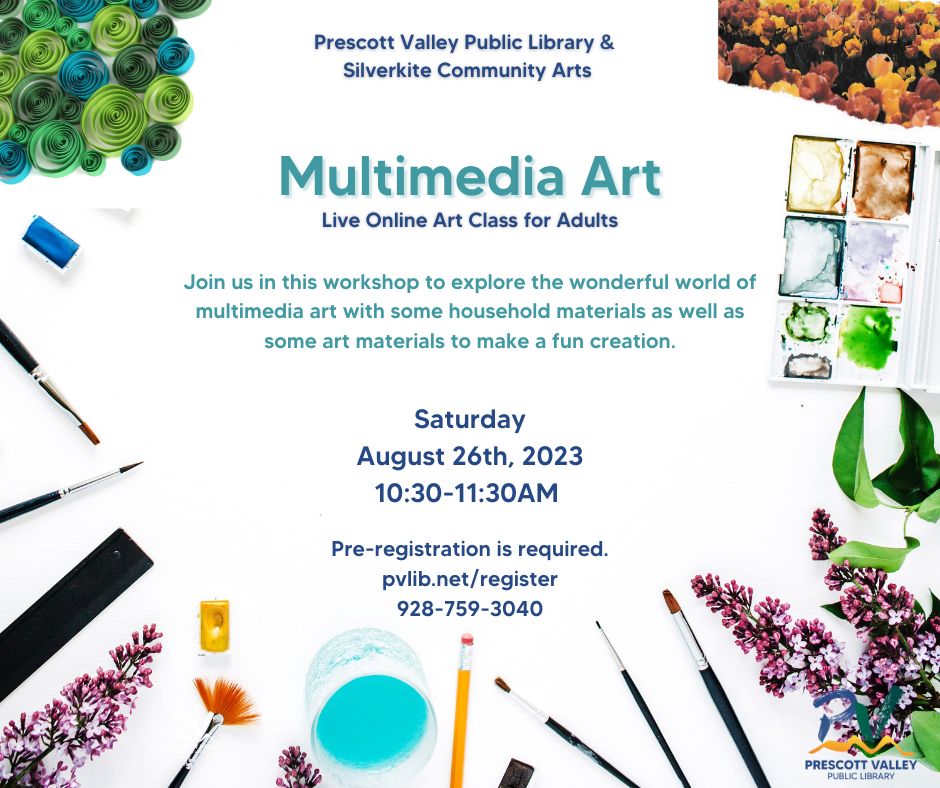 SilverKite Community Art Classes Multimedia Art Preregistration